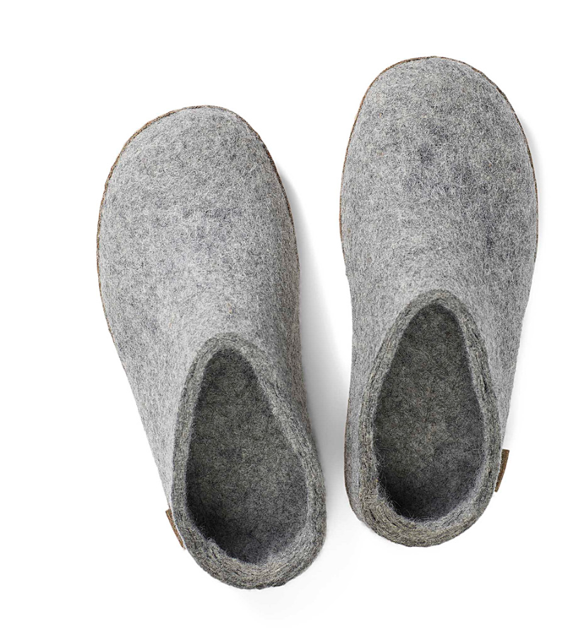 YanbuMade Handmade Wool Mule Slippers